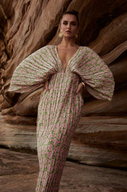 Gianna Forever Dress - Olive Pink Floral