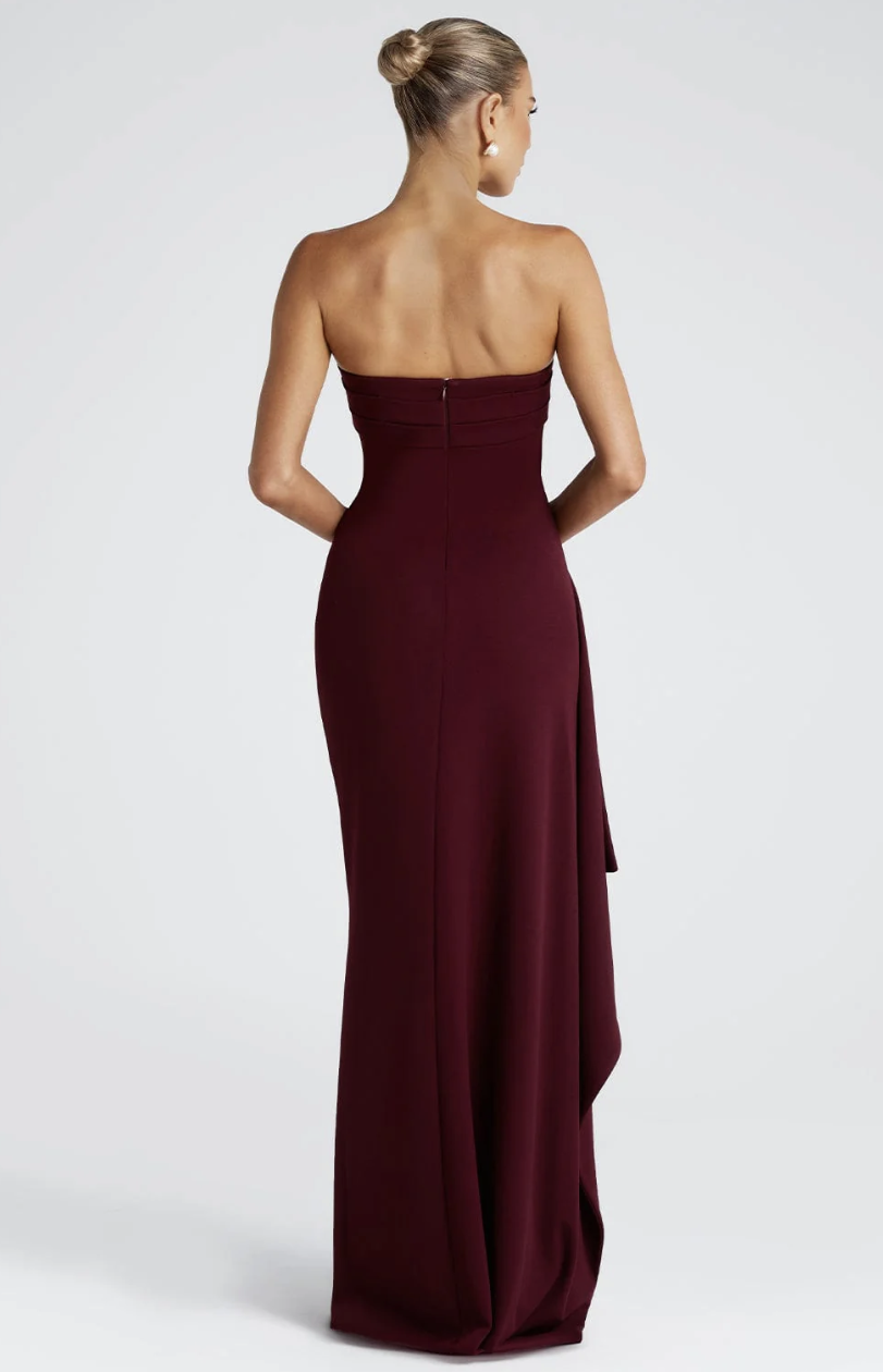 Zafira Maxi Dress - Cherry