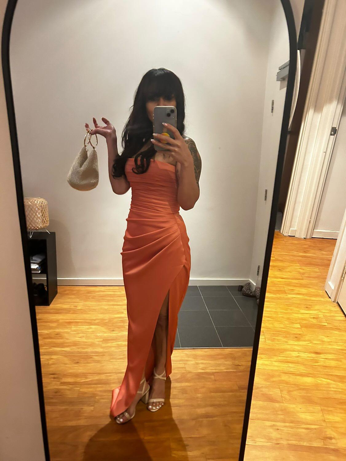 Aggie Gown - Coral
