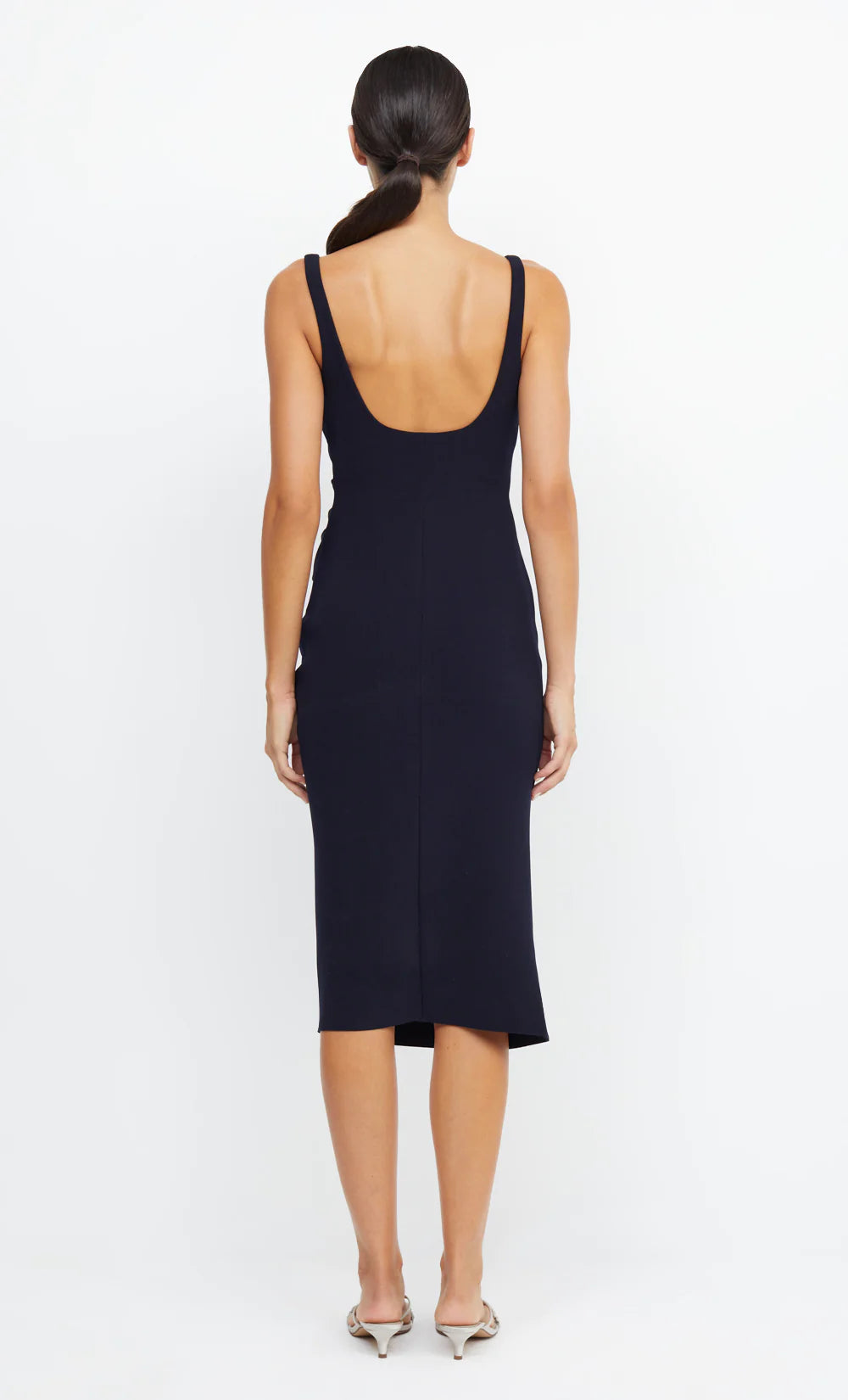 Be Mine Square Neck Dress - Ink