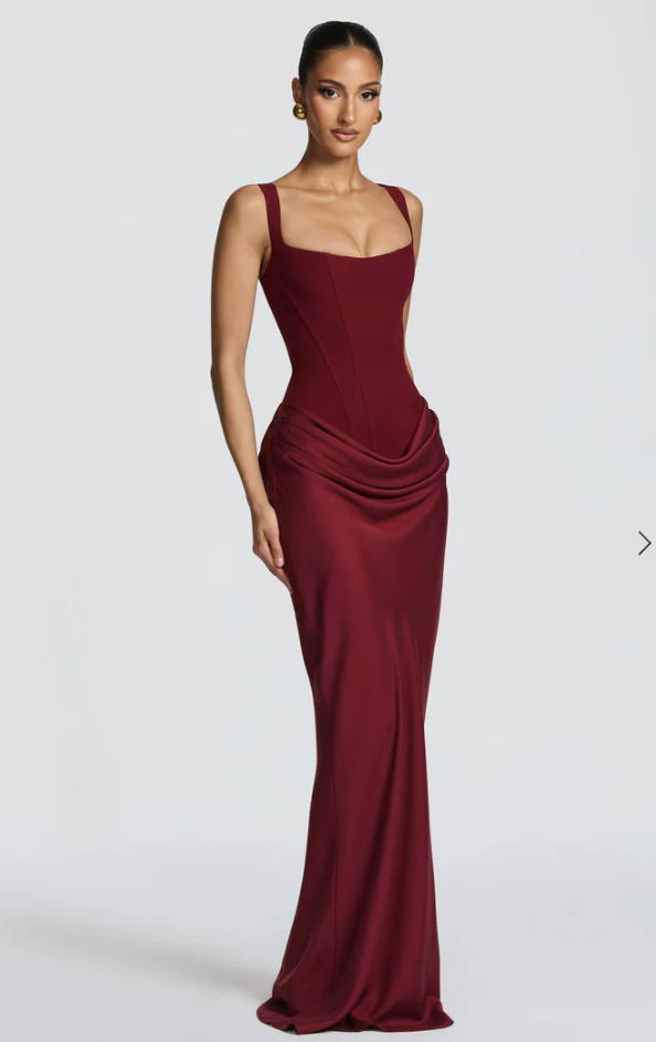 Cornelia Gown - Burgundy