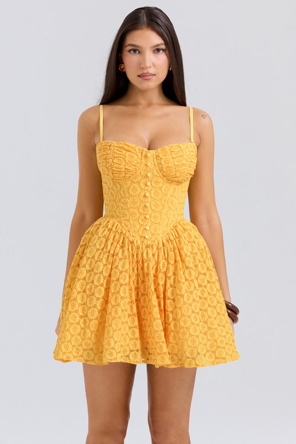 Carolina Dress - Apricot