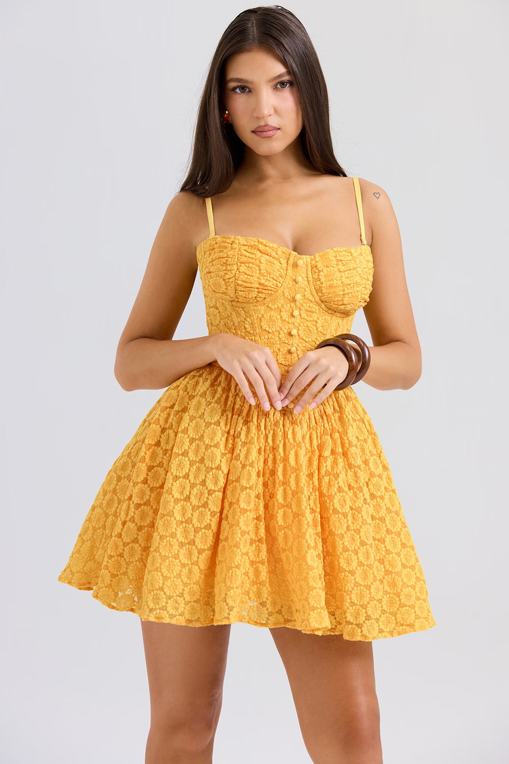 Carolina Dress - Apricot