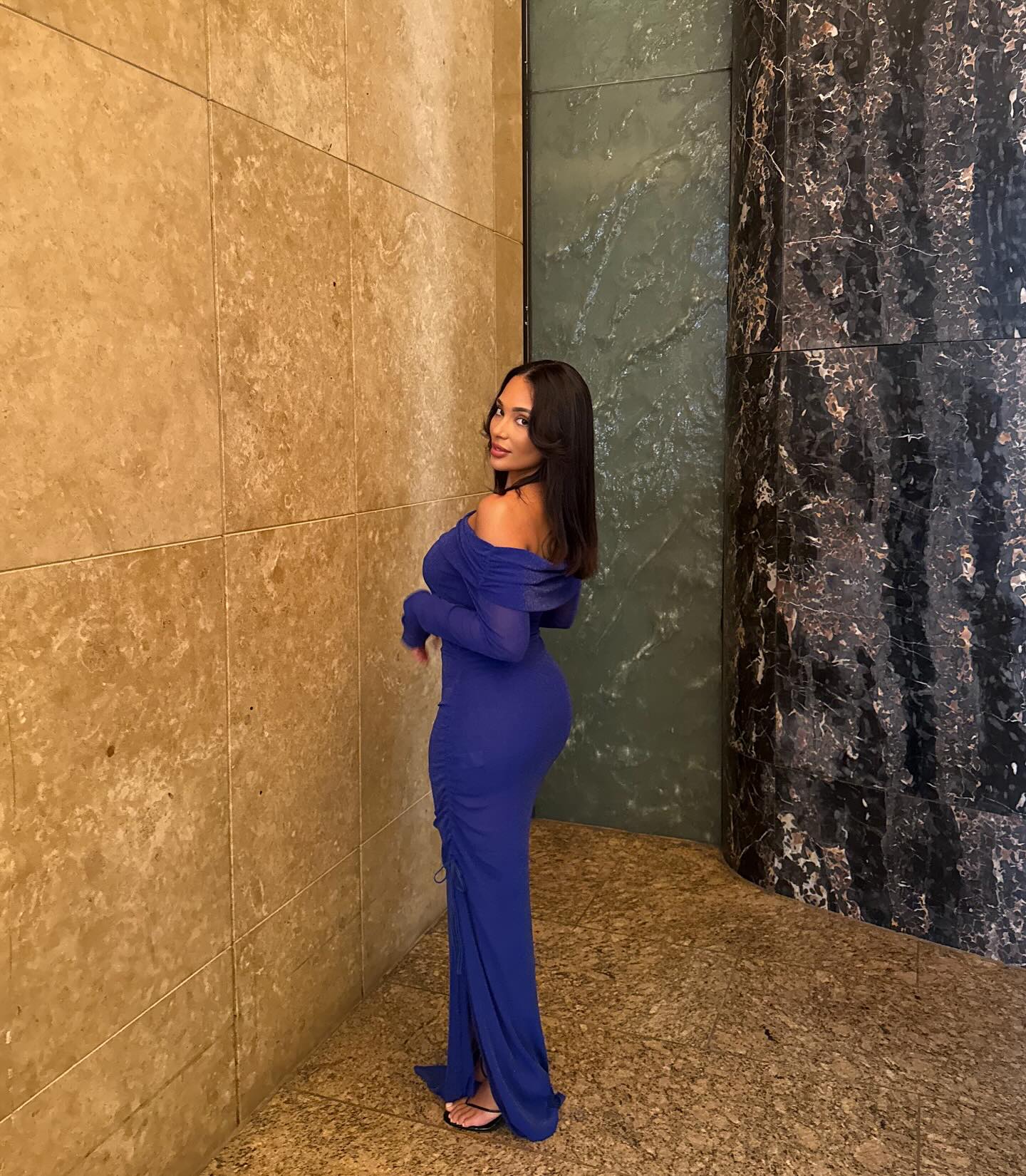 Blaire Midi Dress - Cobalt Blue