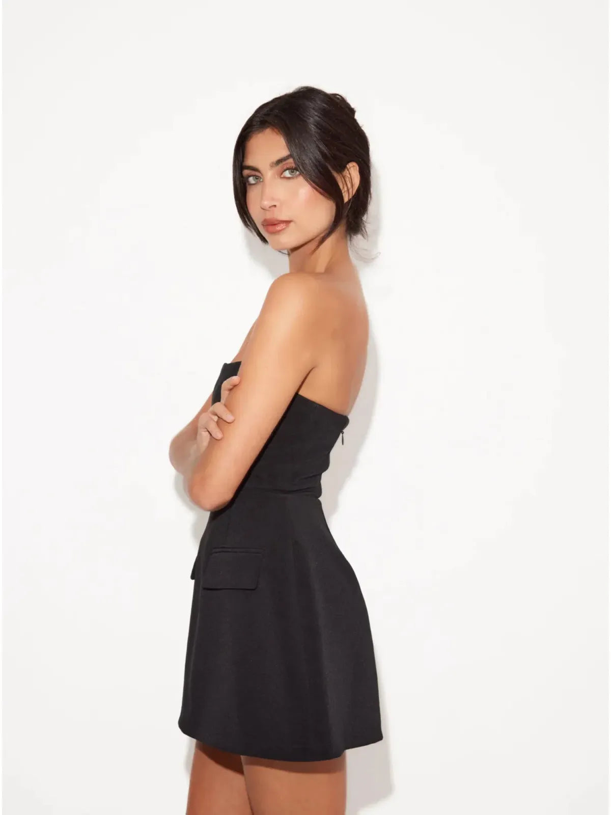 Ultimate Muse Strapless Dress - Black