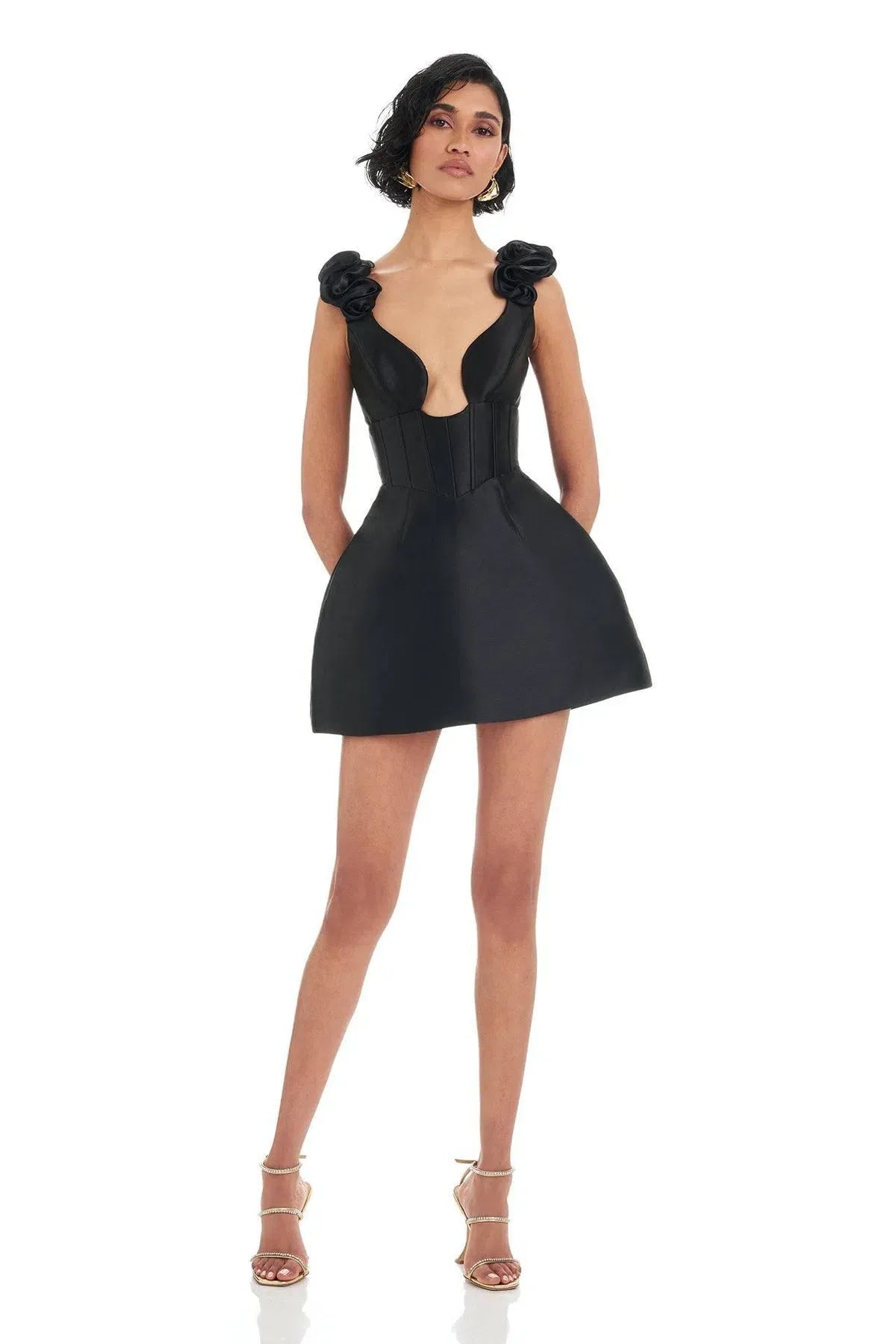 Taria Mini Dress - Black