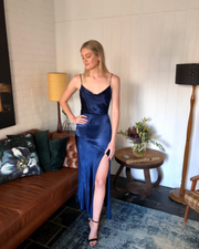 Sylvie Midi Dress - Navy