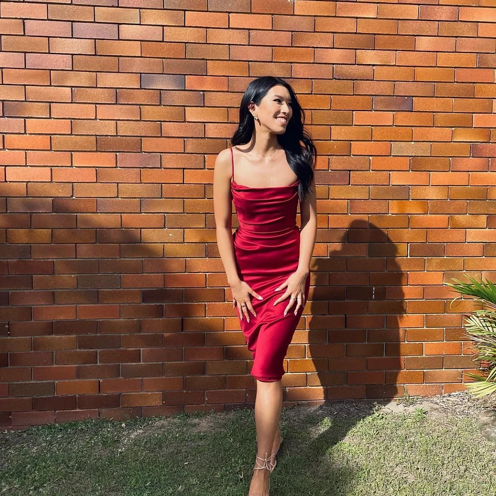 Anja Midi Dress - Wine