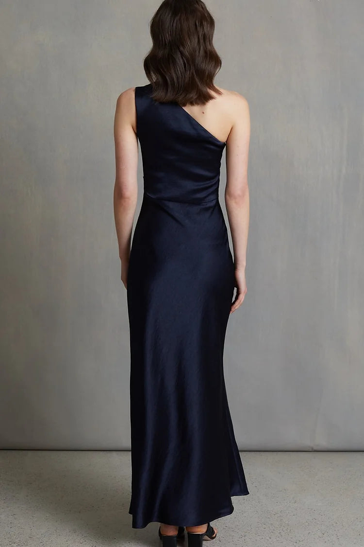 The Dreamer Asymmetrical Dress - Navy