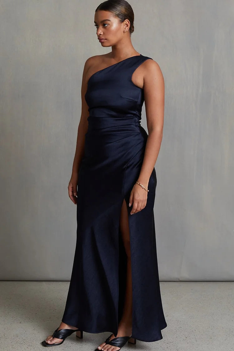 The Dreamer Asymmetrical Dress - Navy
