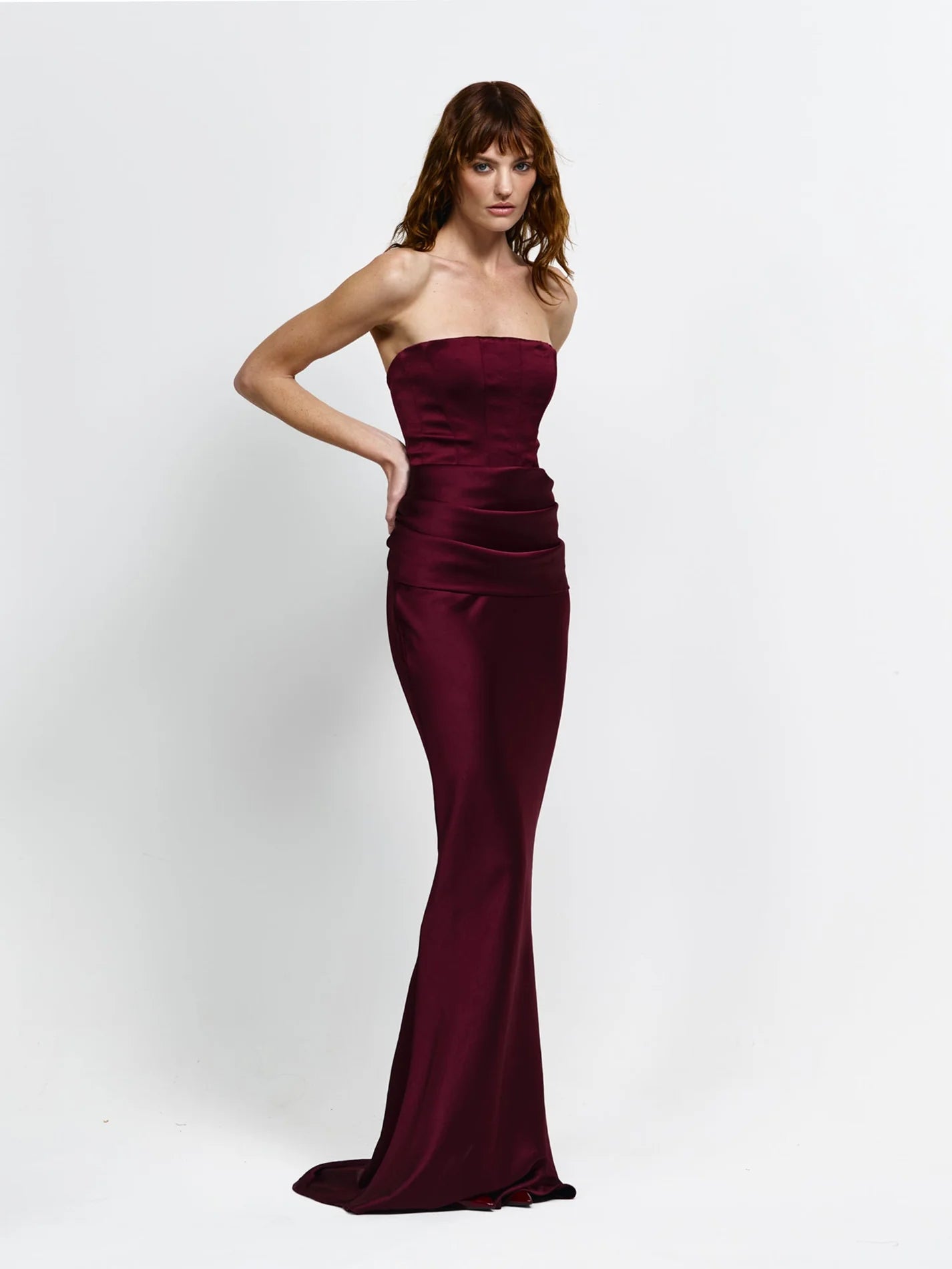 Indira Gown - Wine