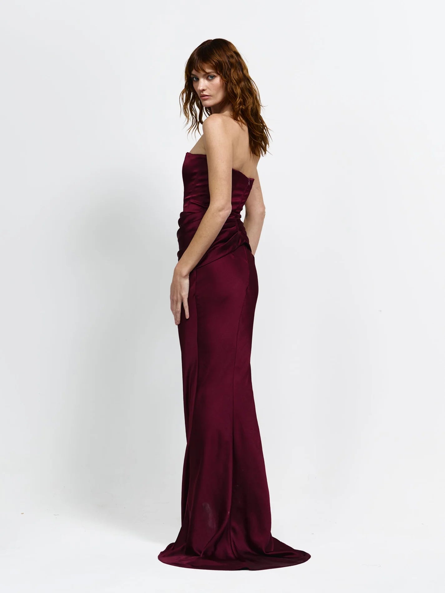 Indira Gown - Wine