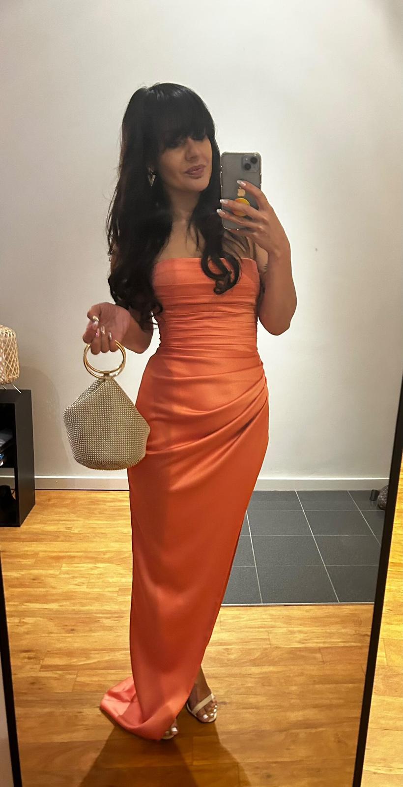 Aggie Gown - Coral