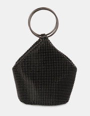 Bianca Mesh Handle Bag - Black