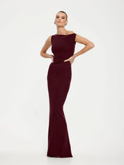 Inaya Gown - Wine