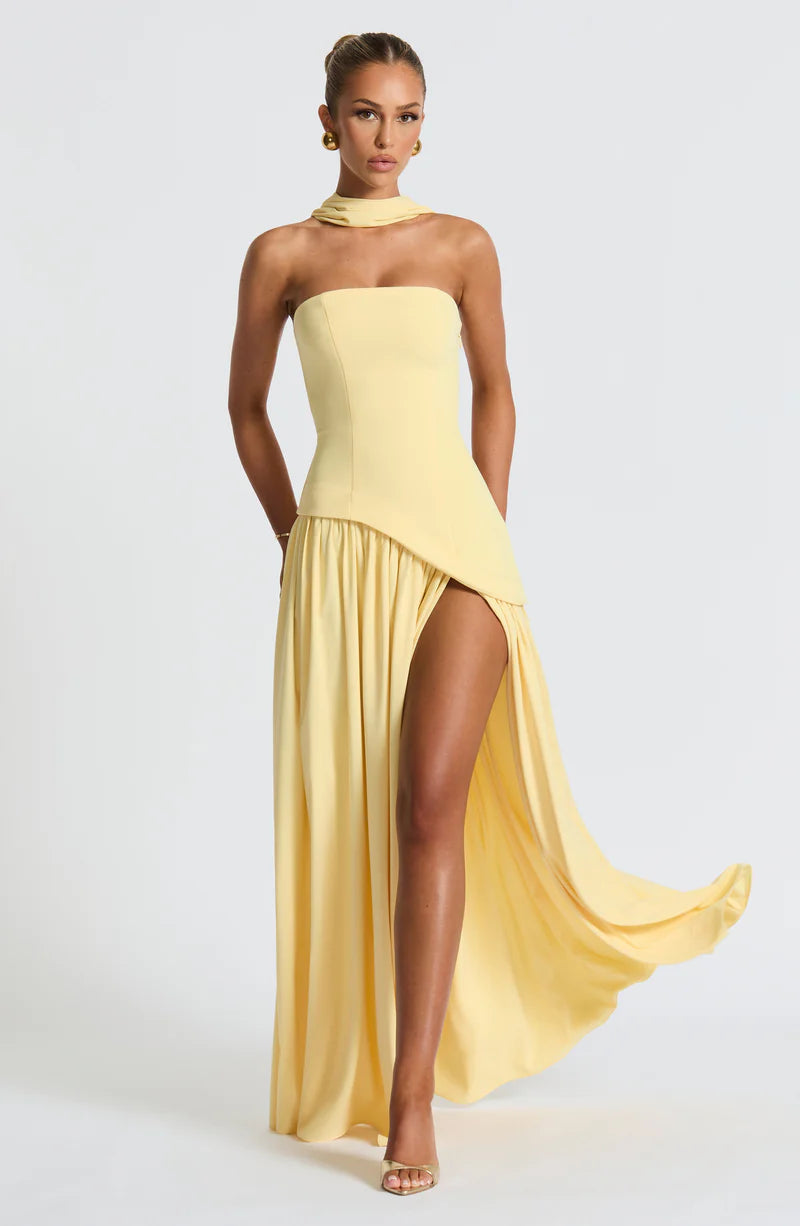 Maliyah Dress - Yellow