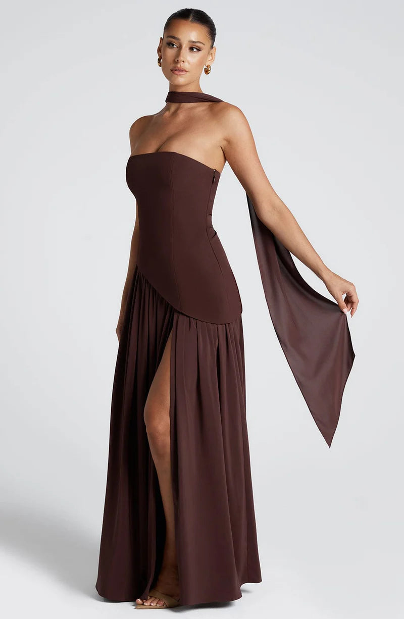 Maliyah Dress - Brown
