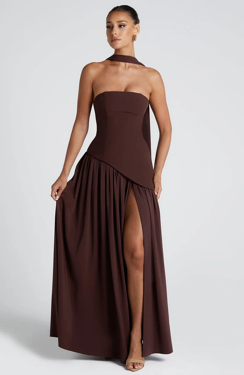 Maliyah Dress - Brown