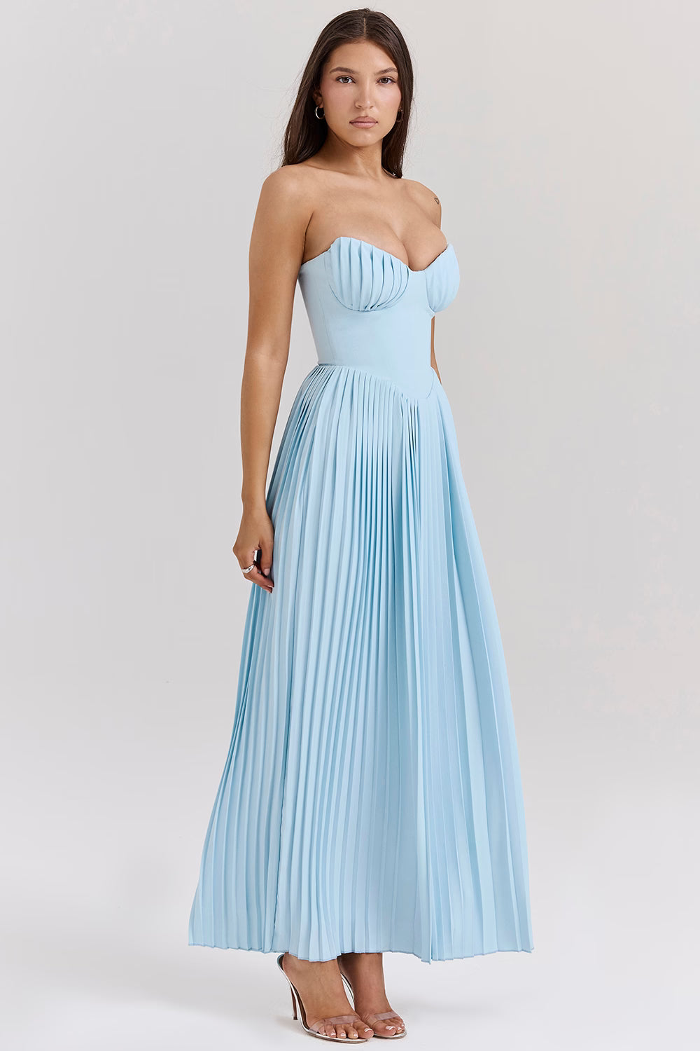 Marcella Dress - Ocean Blue