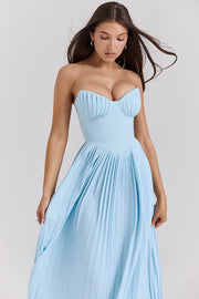 Marcella Dress - Ocean Blue