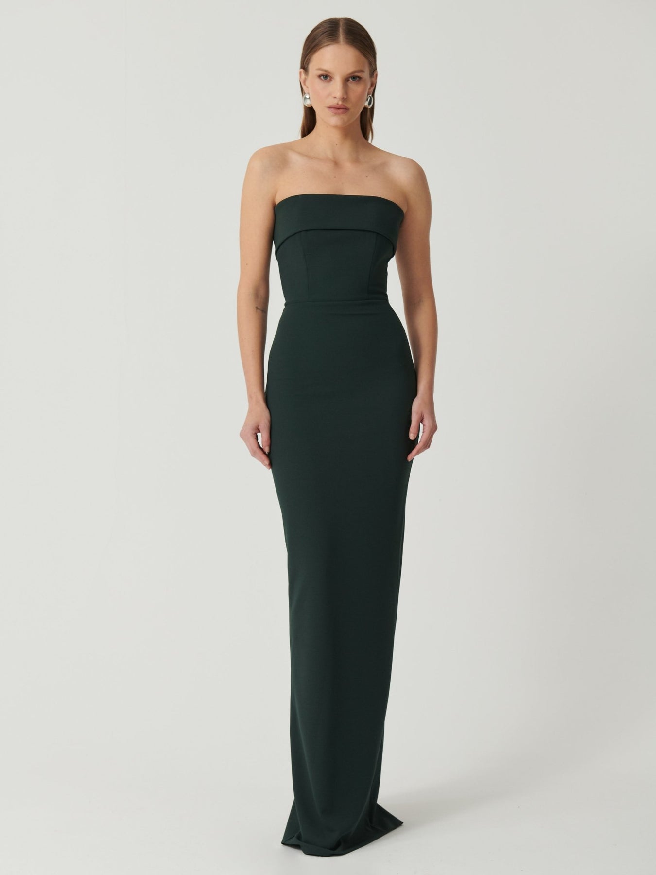 Monroe Gown - Sacramento Green