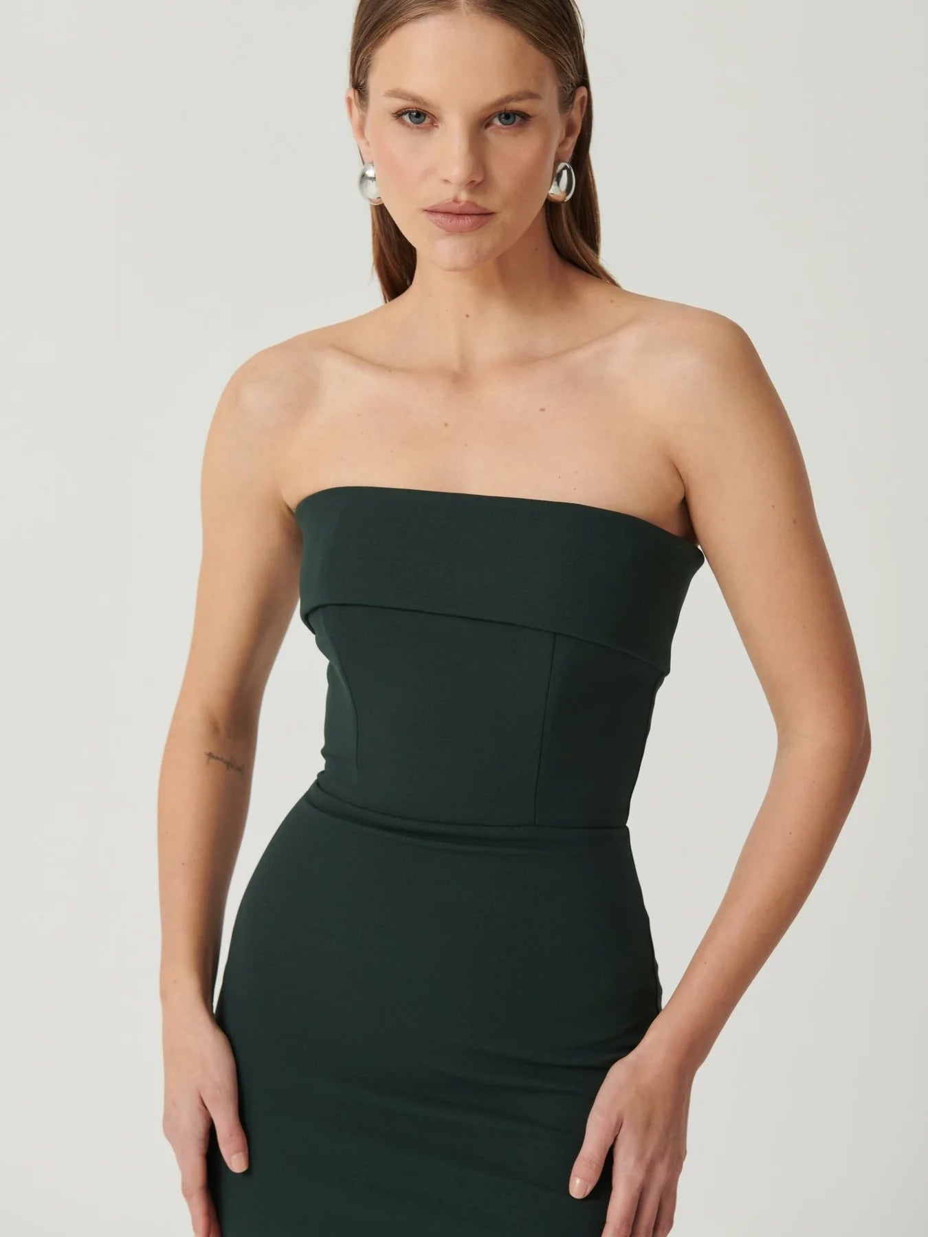 Monroe Gown - Sacramento Green