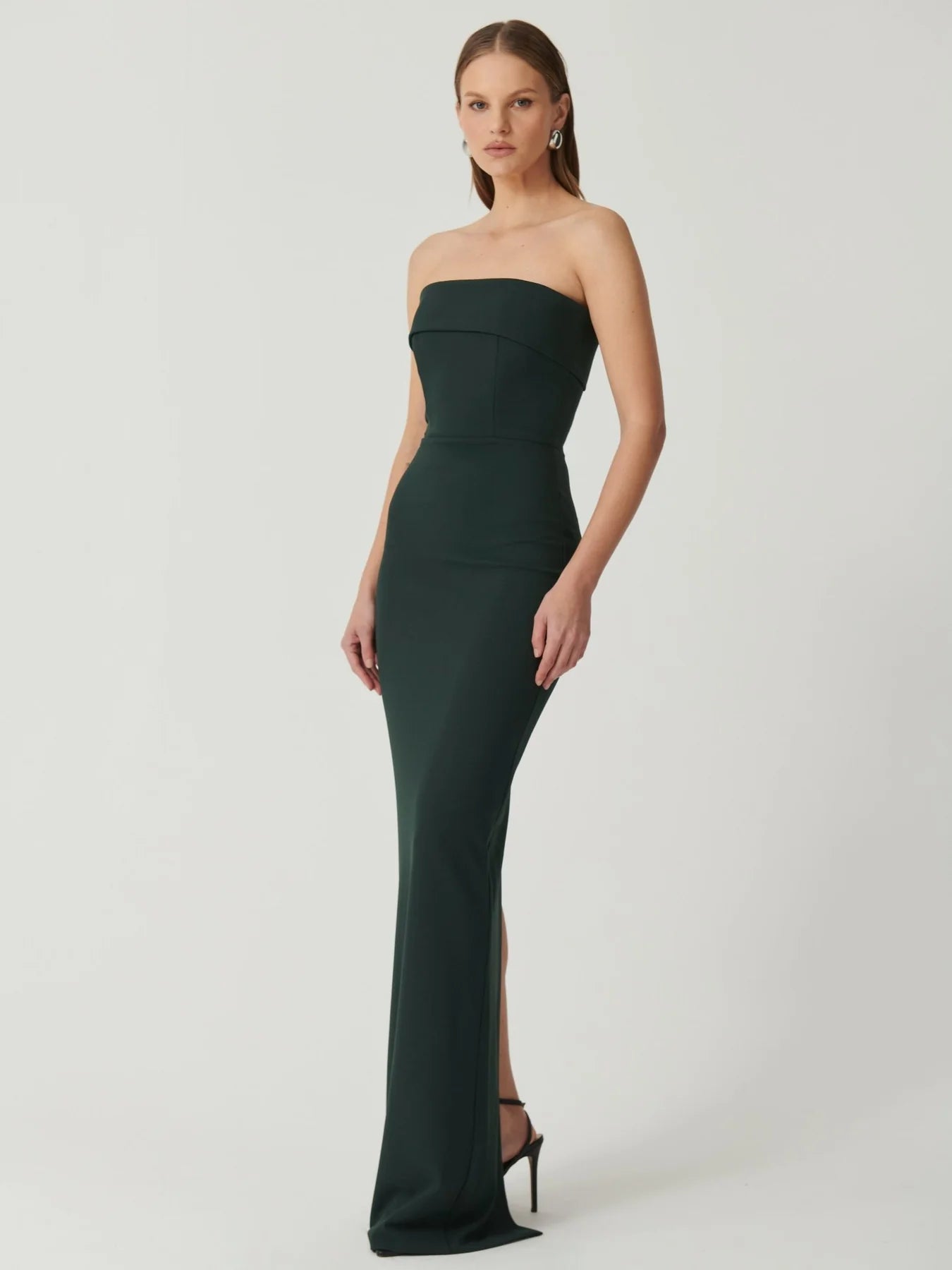 Monroe Gown - Sacramento Green