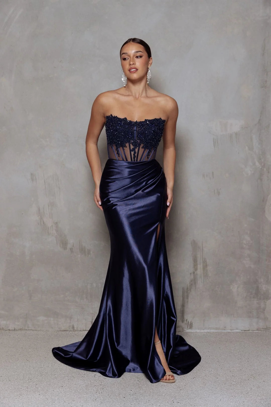 Ondine Dress - Navy