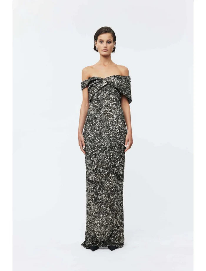 Mirella Gown - Gunmetal