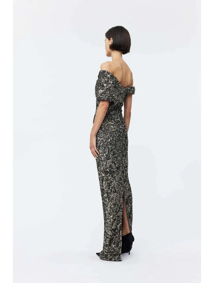 Mirella Gown - Gunmetal