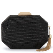 Tilly Clutch with Tassel - Black