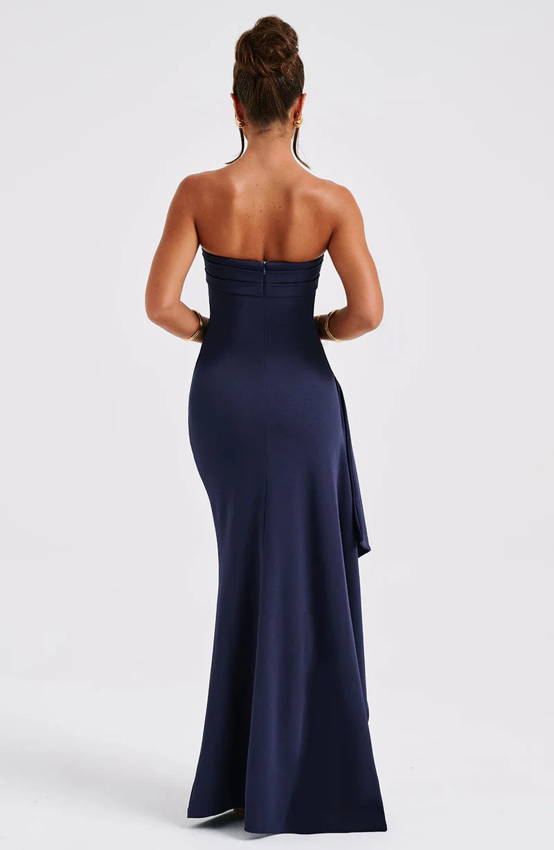 Zafira Maxi Dress - Navy